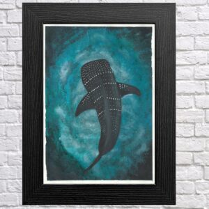 Whale Shark Art Print: A4